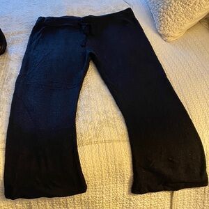 Barefoot Dreams CozyChic Lite Black Lounge Pants